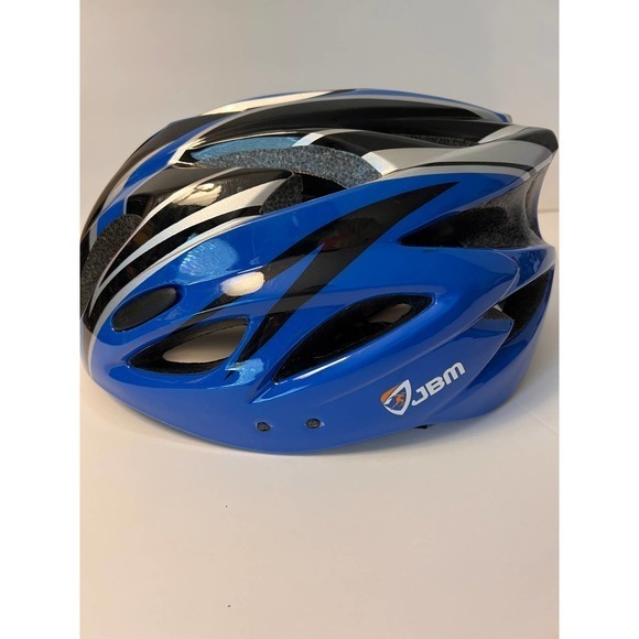 JBM Pedal Cyclists Helmet Blue Black Silver Size 56-63.5cm‎ - Picture 2 of 8
